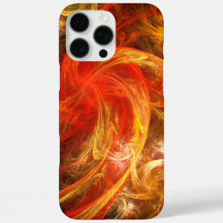 Firestorm Nova Abstract Art iPhone 16 Pro Max Case