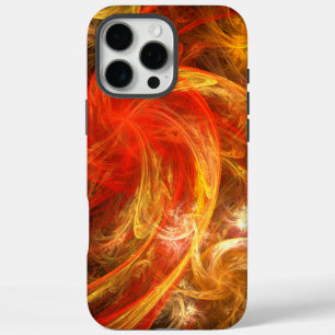 Firestorm Nova Abstract Art iPhone 16 Pro Max Case