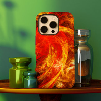 Firestorm Nova Abstract Art iPhone 16 Pro Case