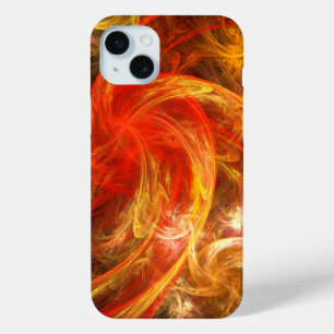 Firestorm Nova Abstract Art iPhone 15 Mini Case