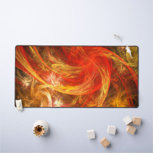 Firestorm Nova Abstract Art Desk Mat