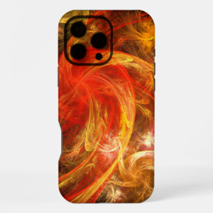 Firestorm Nova Abstract Art iPhone 16 Pro Max Case