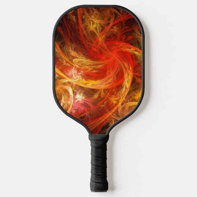 Firestorm Nova Abstract Art Pickleball Paddle (Front)