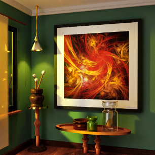 Firestorm Nova Abstract Art Print