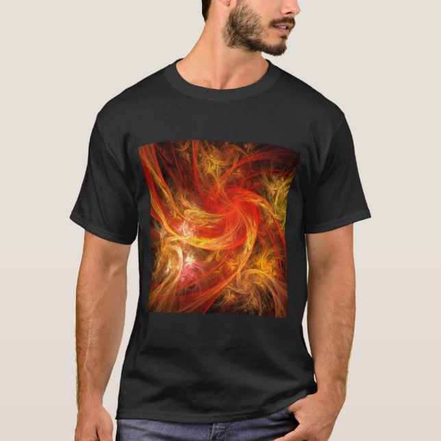 Firestorm Nova Abstract Art T-Shirt (Front)