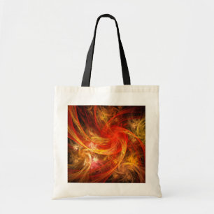Firestorm Nova Abstract Art Tote Bag