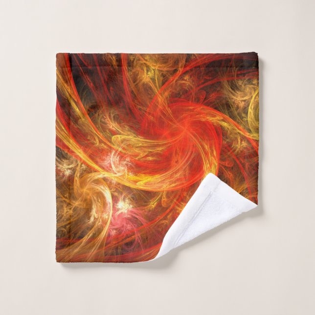 Firestorm Nova Abstract Art Wash Cloth (Wash Cloth)