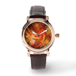 Firestorm Nova Abstract Art Watch