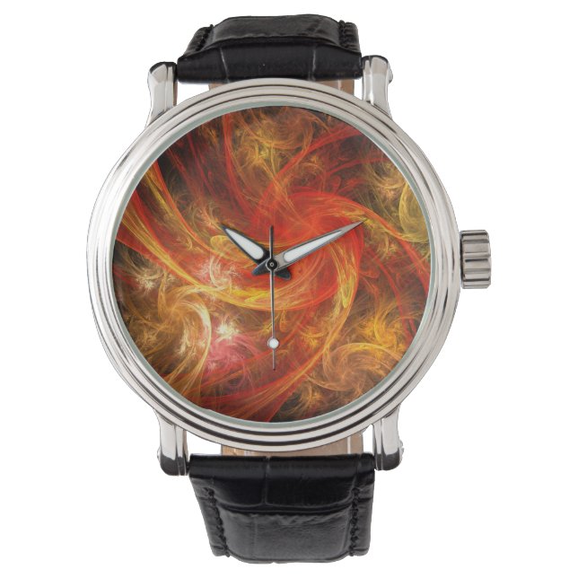Firestorm Nova Abstract Art Watch (Front)