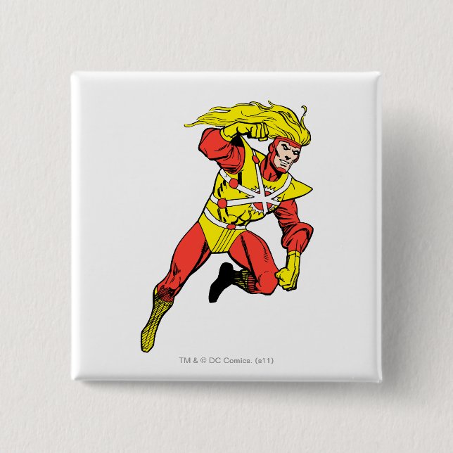 Firestorm Soaring 15 Cm Square Badge (Front)