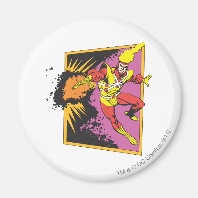 Firestorm Strikes Magnet (Front)