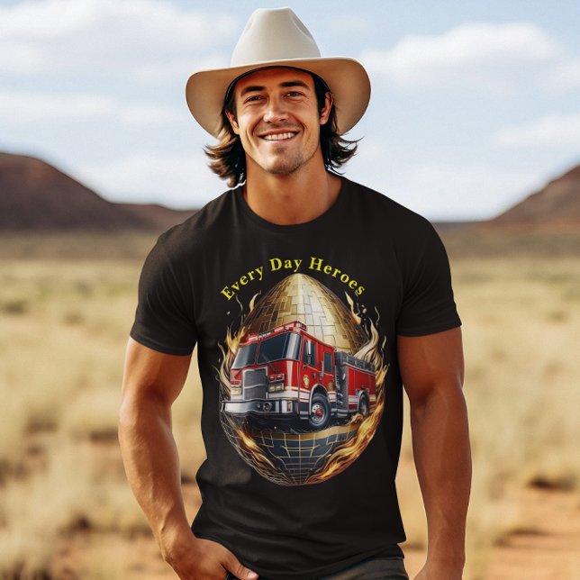 Firetruck Disco Ball T-Shirt (Creator Uploaded)