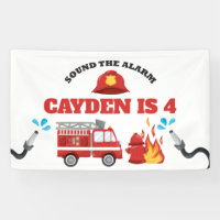 Firetruck Firefighter Birthday Party