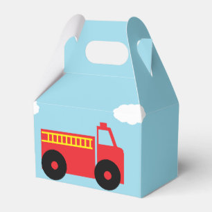 "Firetruck" Gable Favour Box