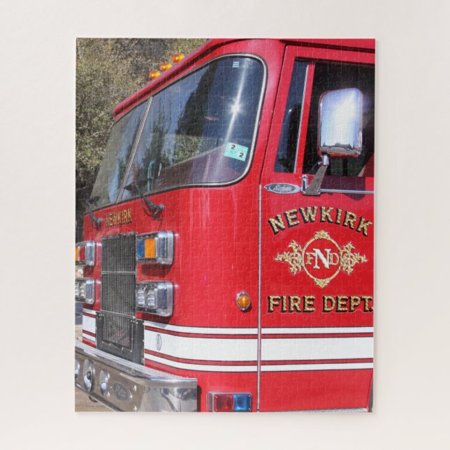Firetruck Jigsaw Puzzle (Vertical)