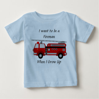 Firetruck Romper for Boys Baby T-Shirt