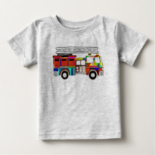 Firetruck shirt firefighter vehicle emergency 