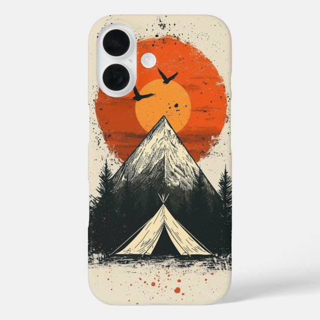 Firewatch Forest Moon Phone Case (Back)