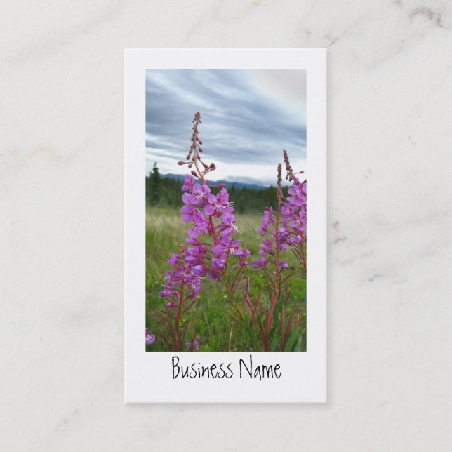 Fireweed Pair Business Card (Front)