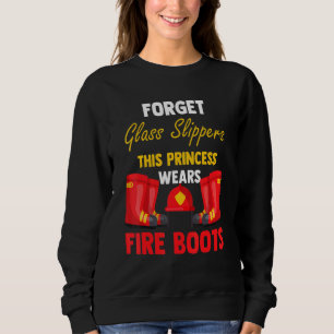 Firewomen Heroes Female Firefighter Women Fire Boo Sweatshirt