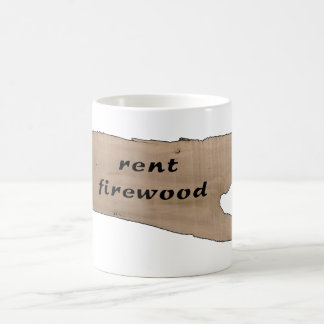 firewood coffee mug