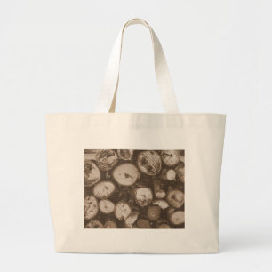 Firewood Large Tote Bag