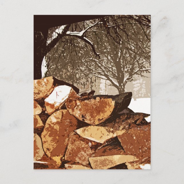 Firewood Postcard (Front)
