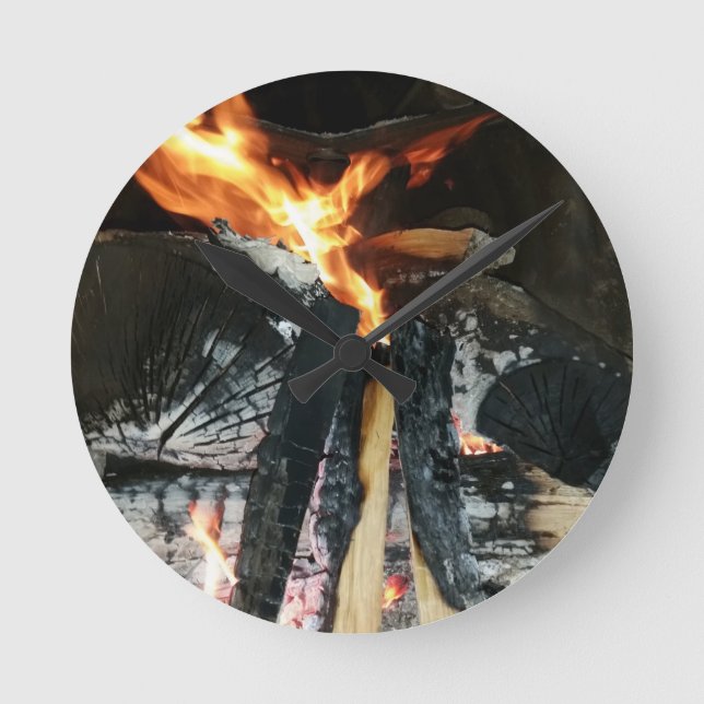 firewood round clock (Front)