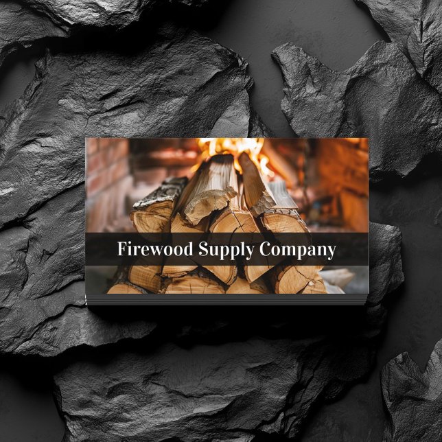 Firewood Supply Company Business Card (Perfect for business)