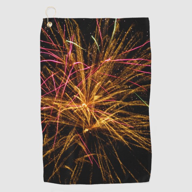 Firework 04 golf towel (Front)