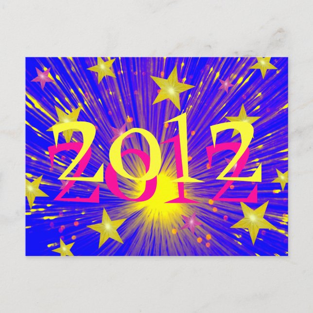 Firework '2012' postcard (Front)