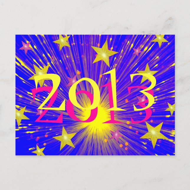 Firework '2013' postcard (Front)