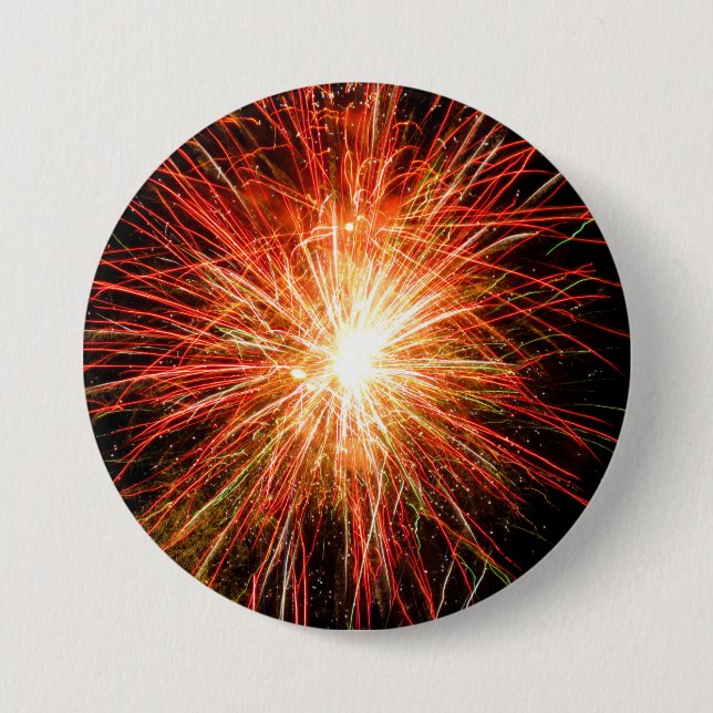 Firework 22 7.5 cm round badge (Front)
