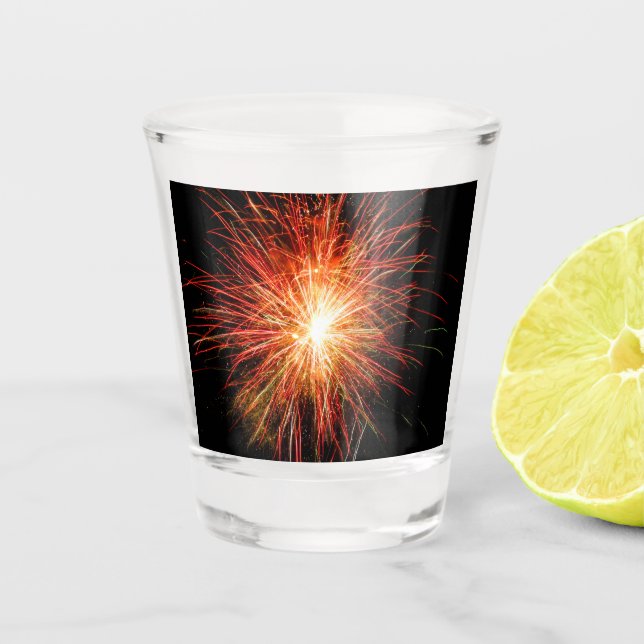 Firework 22 shot glass (Front)