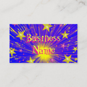 Firework business card template