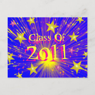Firework 'Class of 2011' postcard