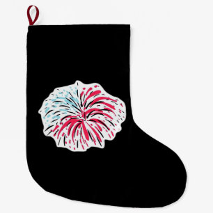 Firework Classic Large Christmas Stocking