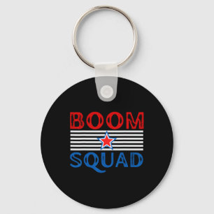 Firework Director Funny 4th Of July Boom Squad. 1 Key Ring