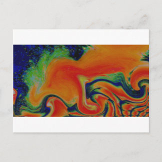 Firework explosion postcard