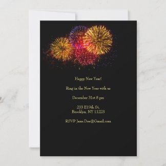 Firework Invitation