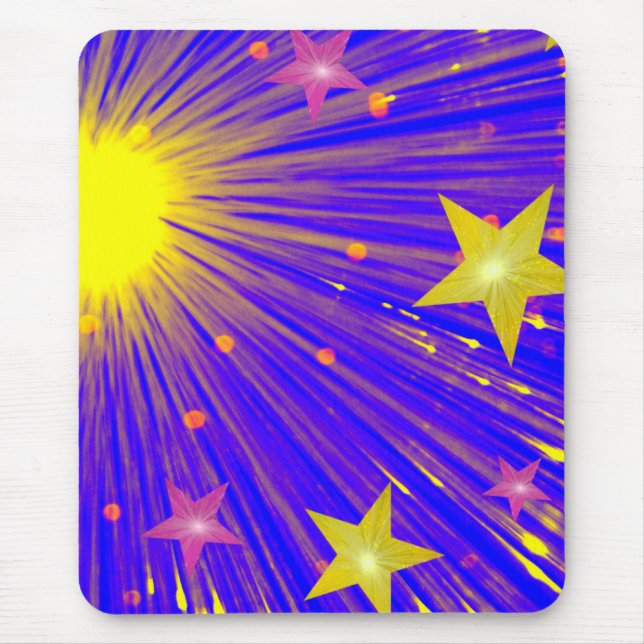 Firework mousepad portrait (Front)