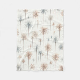 Firework Palms Fleece Blanket