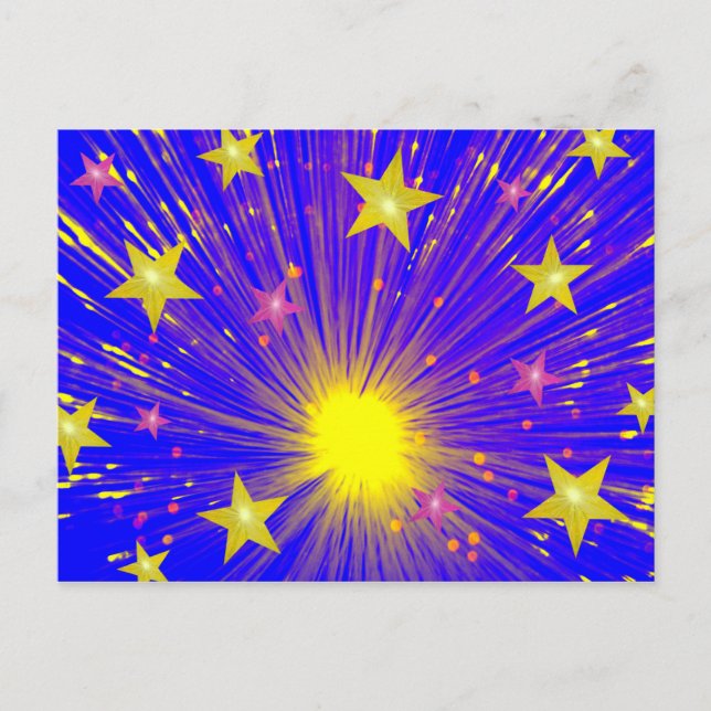 Firework postcard (Front)