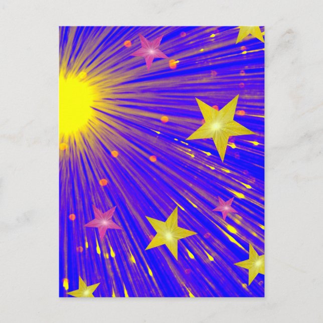 Firework postcard portrait (Front)