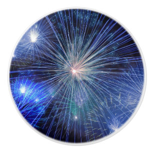 Firework Rockets Ceramic Knob