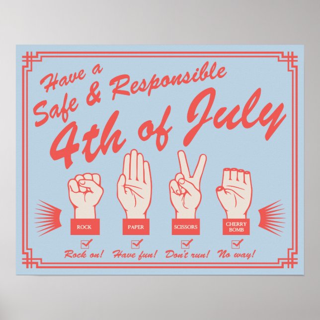 Firework Safety Poster (Front)