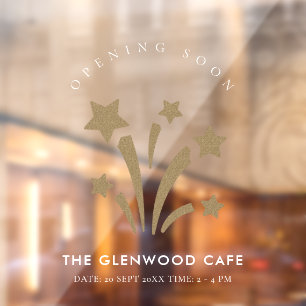 Firework Star Gold White Opening Coming Soon