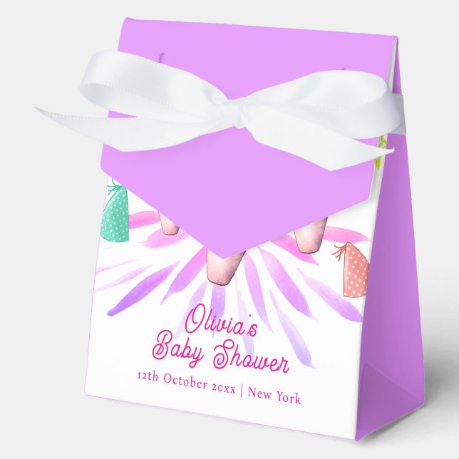 Firework Strike Up Bowling Sport Party Baby Shower Favour Box (Front)