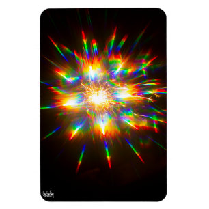 Firework Through 3D Glasses 1  Magnet