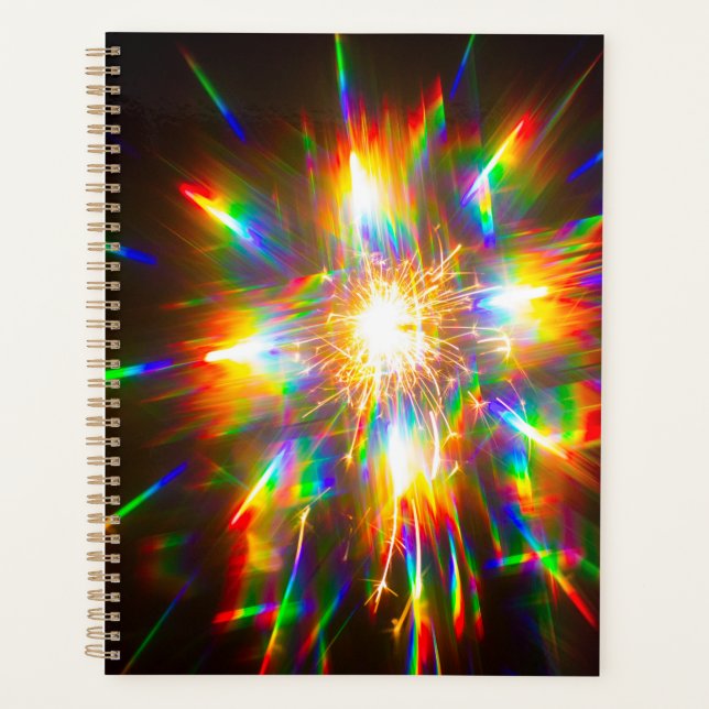 Firework Through 3D Glasses 1  Planner (Front)